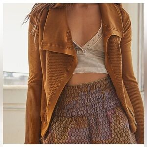 NWT Free People Movement Mercury Moto Throw Out Jacket